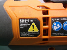 Ridgid R86240B 18V Brushless Oscillating Multi-Tool flat saw head cs21121nm40173