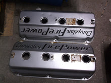 hemi 331 354 392 Chrysler firepower valve cover pair chrome RT1