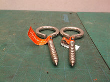 (2) Everbilt 3/8 in x 4-1/2 in. Zinc-Plated Lag Thread Screw Eye Bolt