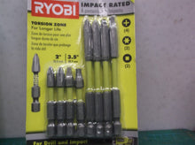Ryobi Impact Rated 14 piece bit set For Drill And Impact
