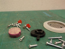 assorted parts from a OSTER BVSTEM4188 RED STEAM ESPRESSO CAPPUCCINO MAKER
