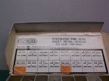 Midwest mf 2436 sps stainless pan head sheet metal screws assortment