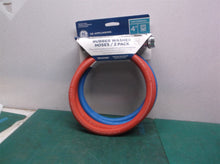 GE 4 ft. Universal (1 Blue and 1 Red) Rubber Washer Hoses no washers