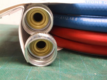 GE 4 ft. Universal (1 Blue and 1 Red) Rubber Washer Hoses no washers