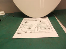 American standard White elongated toilet seat NO Hardware