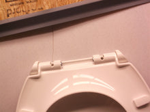 American standard White elongated toilet seat NO Hardware