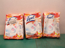 3 NEW Lysol Click Gel Automatic Toilet Bowl Cleaners Damaged boxes