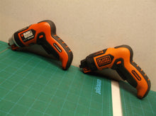 Lot of 2 LI400 black & decker screw drivers for parts
