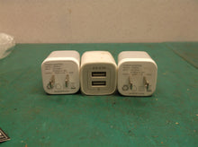 (3) 2.1 amp 2 port usb wall adapters