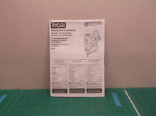 RYOBI p320 18 gauge brad Nailer 18V manual only
