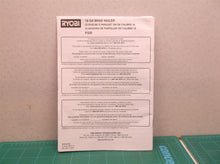 RYOBI p320 18 gauge brad Nailer 18V manual only