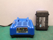 Kobalt 24-Volt 24V Max Battery Charger KRC 2445-03 & Kobalt 24V 2.0Ah Lithium Li