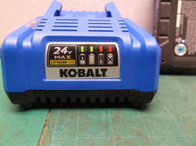 Kobalt 24-Volt 24V Max Battery Charger KRC 2445-03 & Kobalt 24V 2.0Ah Lithium Li
