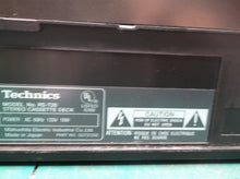 Technics RS-T20 Dual Stereo Cassette Tape Deck Vintage Made Japan Tested Working