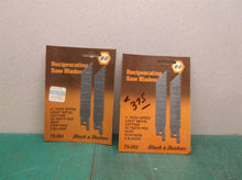 2-2pk 4” Black & Decker Reciprocating Saw Blades 24 TPI High Speed Metal Cut 75-