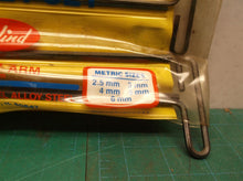 Eklind 35195 Alloy Steel Metric Metal Loop T-Handle Hex Key Set 2.5 to 6 mm 9"