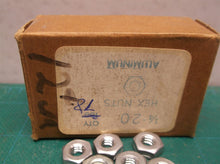 (78) 1/4-20 Aluminum Hex Nuts