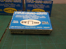 5 boxes Arrow Fastener 605 5/16" Wide Crown Heavy Duty Staples