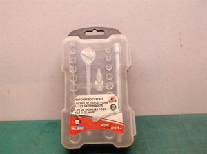Autocraft 22 PC 1/4" Drive Ratchet Socket Set AC333