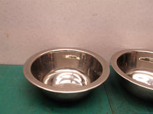 2 Small Lightweight Stainless Steel Dog Bowl 5 1/4 x 5 1/4