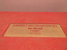 Kwikset Professional Door Lock Installation Kit with Case HAS BROKEN LATCH