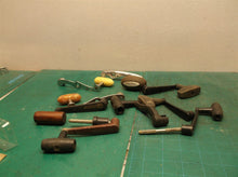 lot of 9 large fishing reel handles no shaft