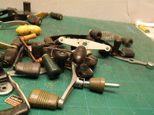 lot of 27 double sided reel handles no shaft