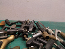 lot of 24 small reel handles with shaft