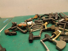 lot of 24 small reel handles with shaft