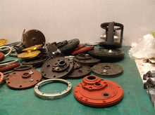 assorted lot of Penn deep-sea fishing parts