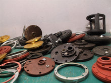 assorted lot of Penn deep-sea fishing parts
