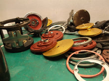 assorted lot of Penn deep-sea fishing parts