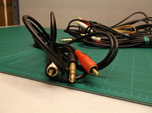 lot of 5 stereo 1/4 2 channel rca cable