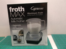 Capresso Black/Silver Milk Frother Cappuccino Latte Hot Chocolate Cooking
