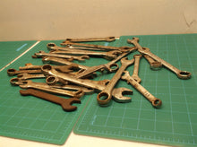 lot of 24 open, closed, and boxed ended wrenches