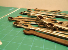 lot of 24 open, closed, and boxed ended wrenches