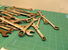 lot of 24 open, closed, and boxed ended wrenches