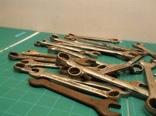 lot of 24 open, closed, and boxed ended wrenches