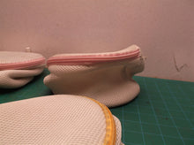 lot of 4 mesh zippered bags BAGIAL 7x7x6.5