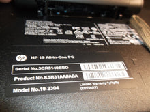 HP all in one 19-2304 Scratches on display Operating System Windows 10 Home 64-b