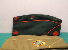 lot of 2 army hats veteran of foreign wars and 2nd div assn