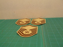 lot of 3 AF Air Force Master Sergeant Patches-brown