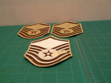 lot of 3 AF Air Force Master Sergeant Patches-brown