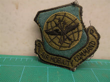 Military Patch Military Airlift Command Air Mobility Command green/blue