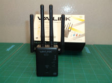 WAVLINK AC1200 WiFi Extender, Wall Plug WiFi Range Extender with Dual Ethernet P