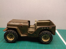 Vintage TONKA TOY JEEP Military US Army 1970s G-452-8 Pressed Metal Plastic