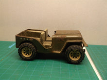 Vintage TONKA TOY JEEP Military US Army 1970s G-452-8 Pressed Metal Plastic