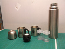 Harley Davidson Roast N Roll Travel Kit Thermos Set & Carrying Bag *missing silv