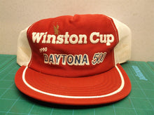 Vintage Nascar Winston Cup 1990 Daytona 500 Meshback Snapback Trucker Hat Cap