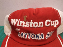 Vintage Nascar Winston Cup 1990 Daytona 500 Meshback Snapback Trucker Hat Cap